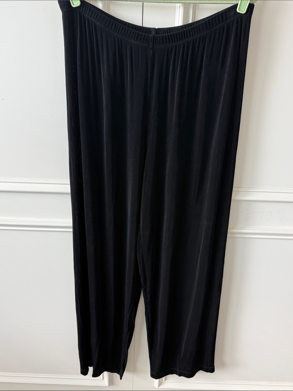 Alfred Dunner Black Wide Leg Pull-On Pants